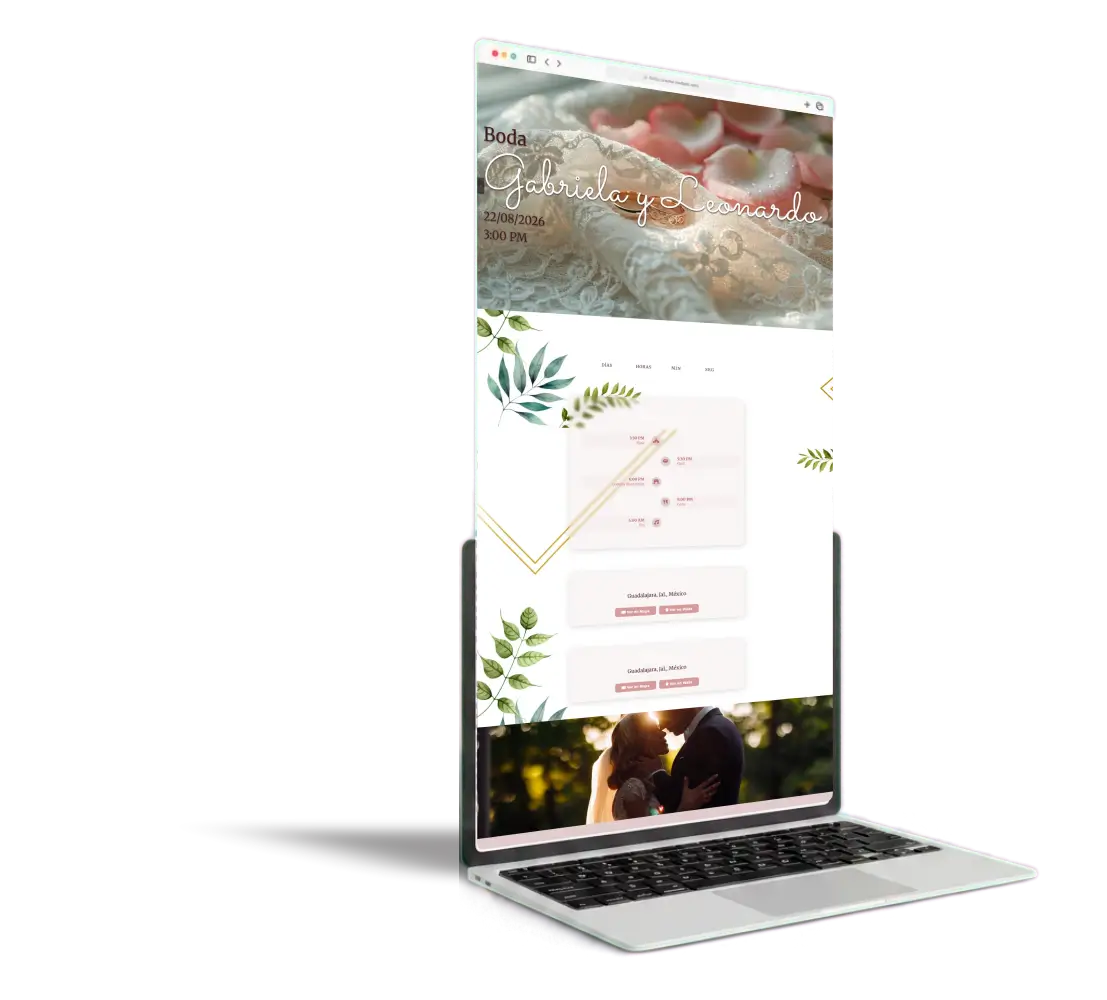 Editor en laptop